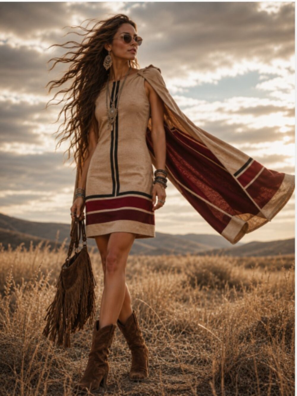 VERTIGO PARIS 💥CAPE  Dress COTTON / ALPACA / ANGORA blend !!!!